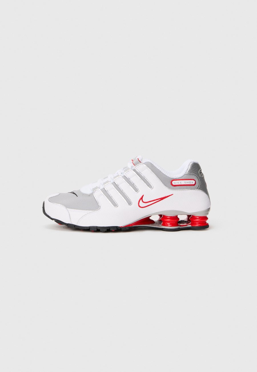Кроссовки Nike Sportswear SHOX NZ, White/Metallic Silver-Coloured/Sport Red/Cool Gray/Black/White