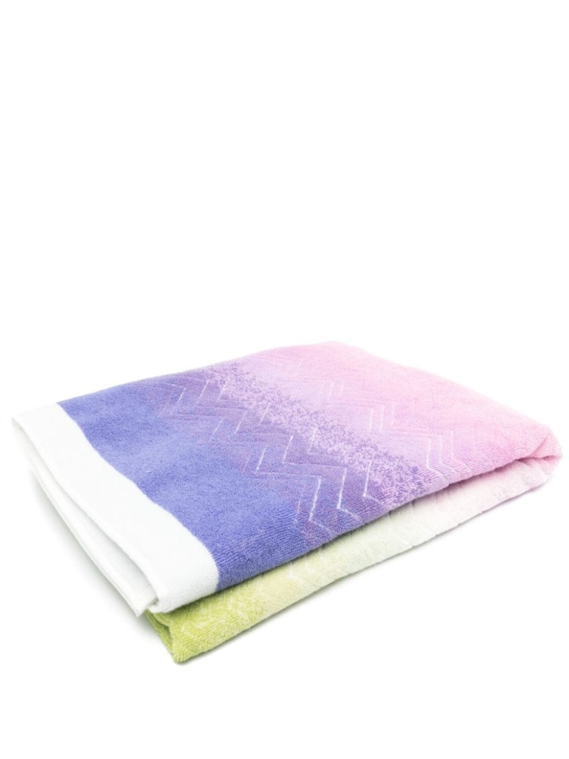 

Missoni Home пляжное полотенце в полоску, синий