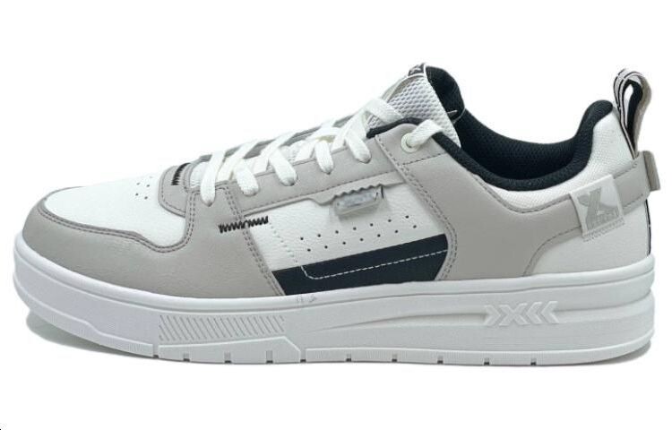 

Кроссовки XTEP Skateboarding Shoes Men Low-top White/Gray, белый