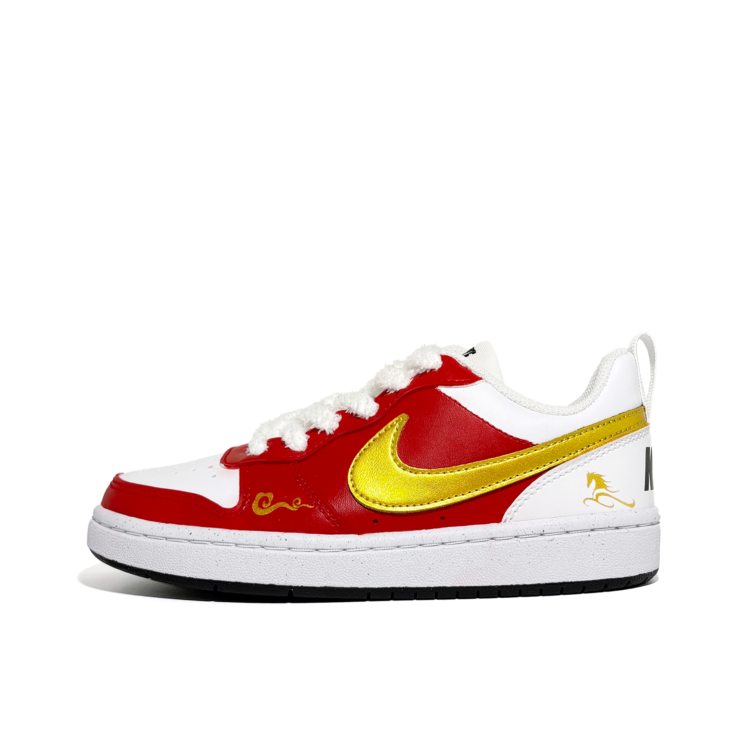

Nike Court Borough Prosperity Soaring устойчивые к истиранию скейтерские кроссовки Red для подростков