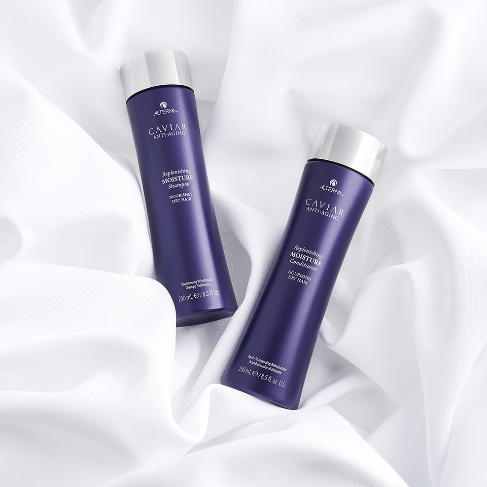 Шампунь caviar anti-aging replenishing moisture conditioner Alterna, объем 250 мл — фото 3