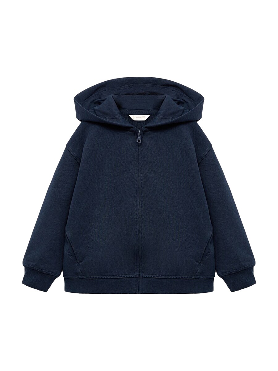 

Худи с капюшоном на молнии MANGO KIDS MATEO, Navy