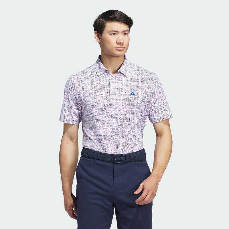 

Рубашка Adidas, цвет weiss/königsblau/scharlachrot