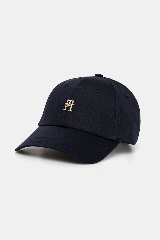 

Хлопковая кепка с козырьком Tommy Hilfiger, темно-синий