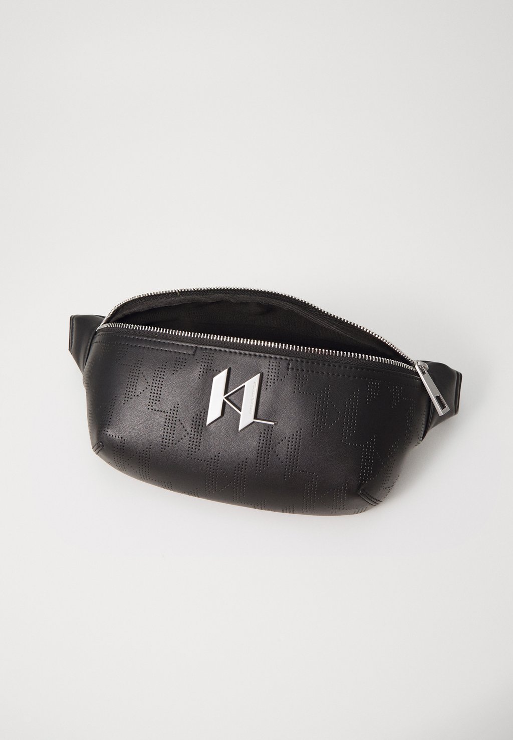 

Поясная сумка PLAK PERFORATED BUMBAG KARL LAGERFELD, черный