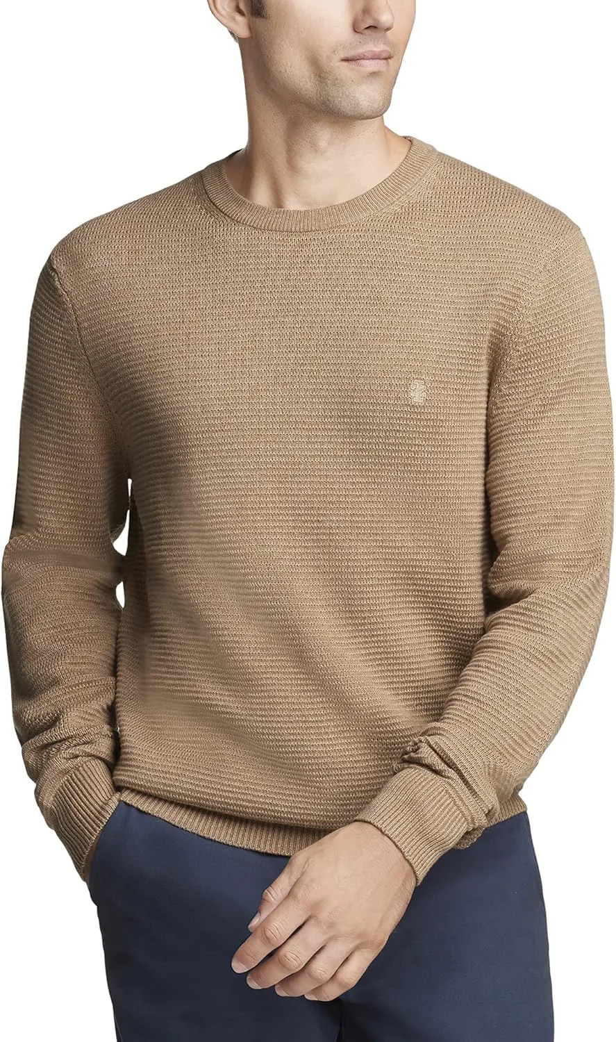 

Izod мужской классический длинный рукав текстурированный свитер Ottoman