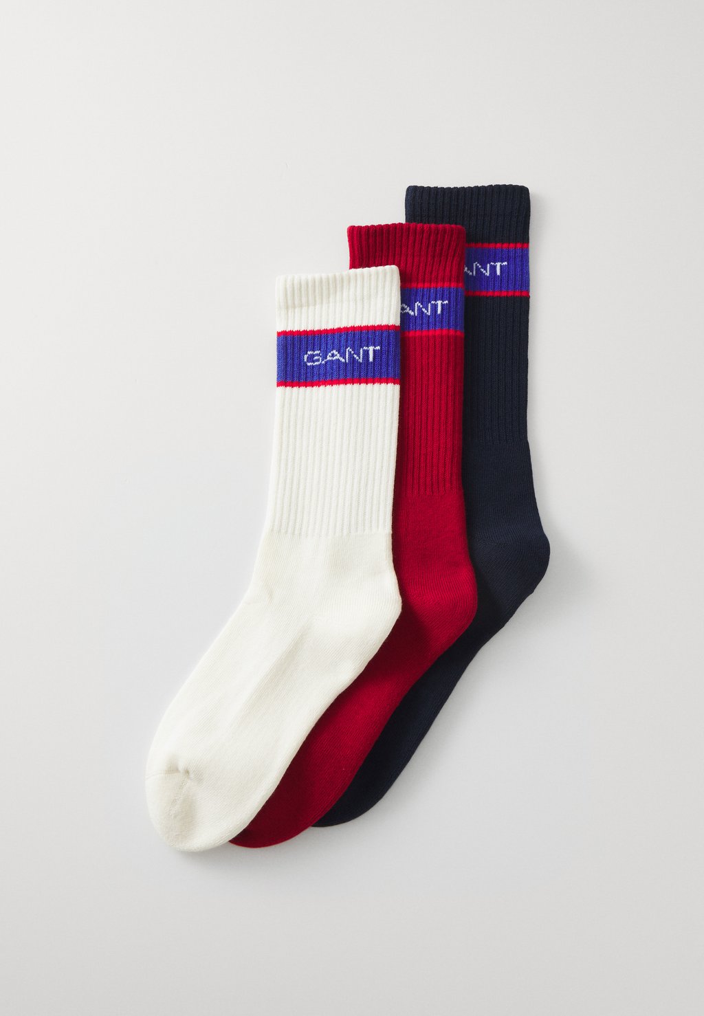 

Носки EXCLUSIVE HERITAGE 2.0 SPORT SOCKS 3-PACK GANT, красный