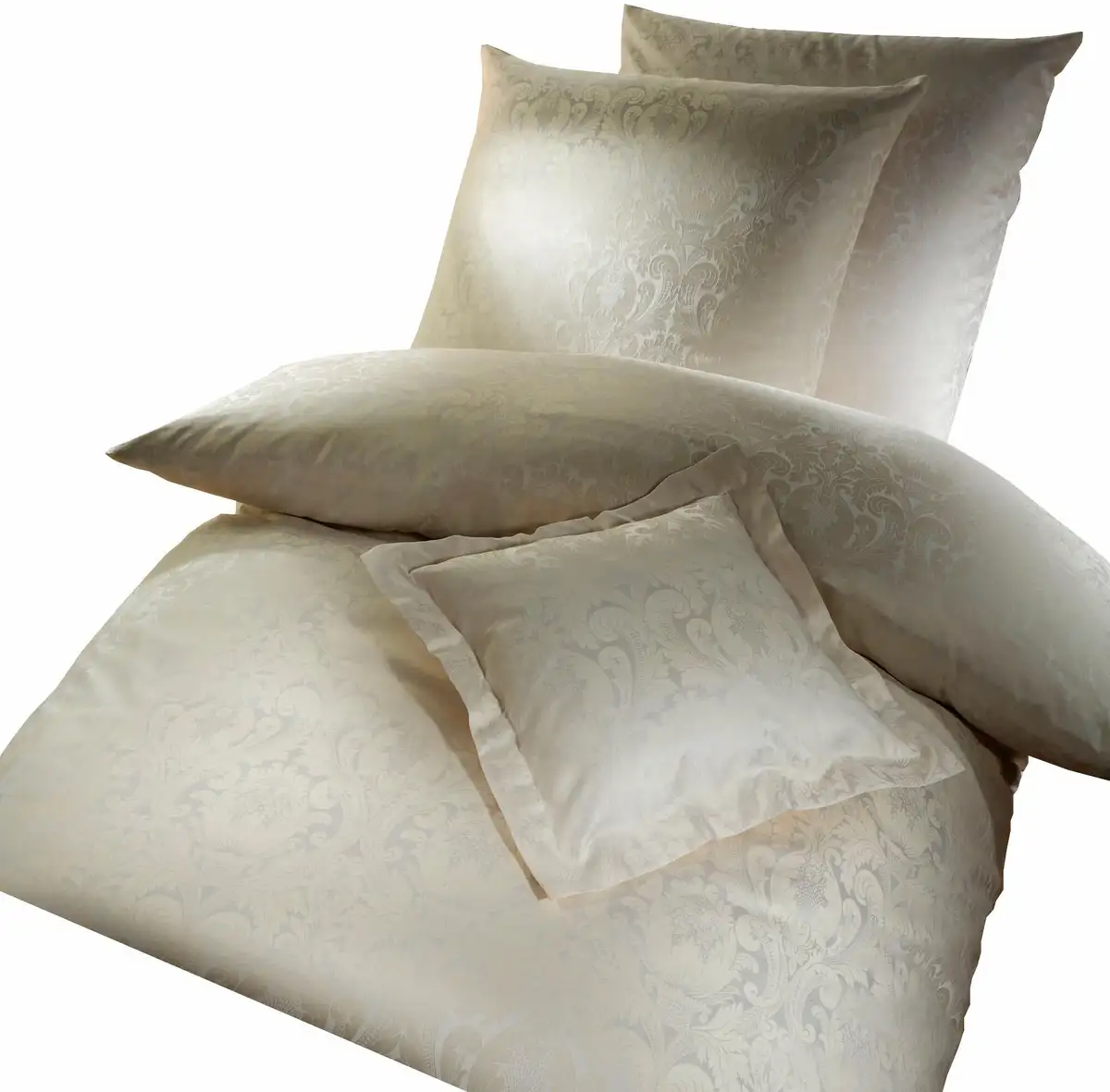 

Чехол на подушку Curt Bauer "Флоренция" (1 шт.) с изящным орнаментом 40х80 см, бежевый