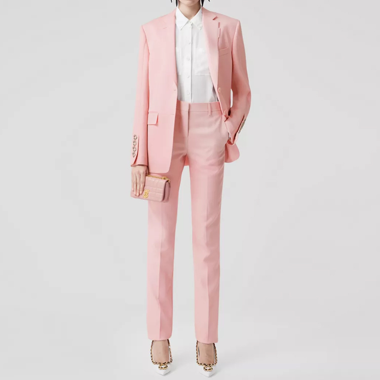 Брюки Burberry Shell Pink, женские, розовыйые — фото 3
