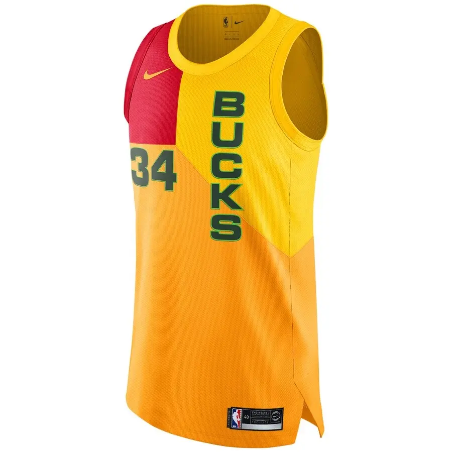 

Nike Мужская желтая баскетбольная майка