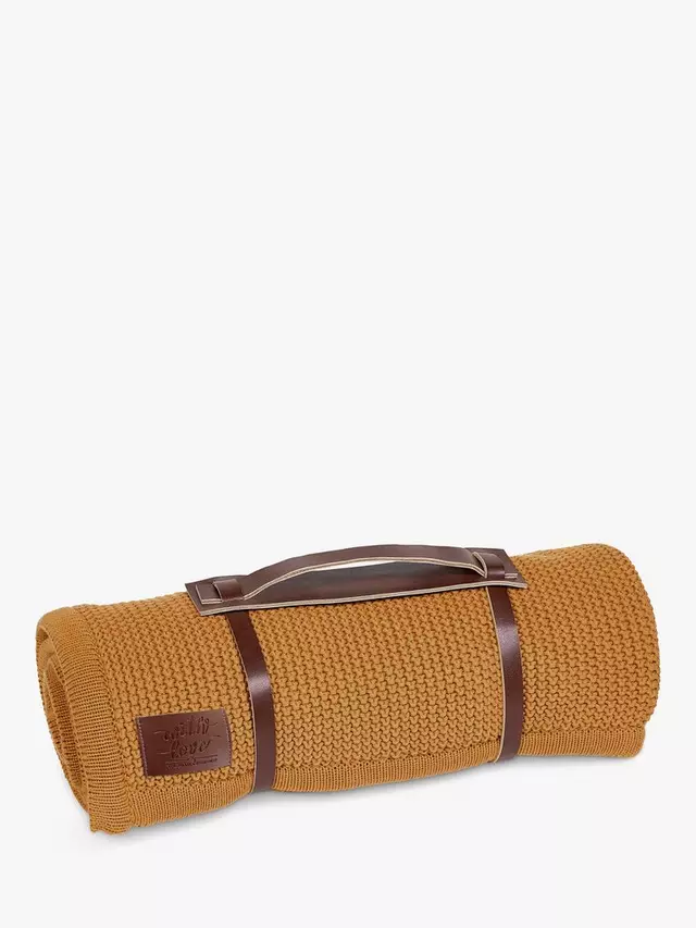 

Детское одеяло The Little Green Sheep Luxury Fleece, Honey, цвет honey