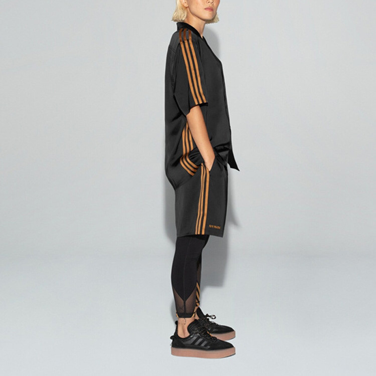 Рубашка унисекс Adidas Originals, цвет Black — фото 4