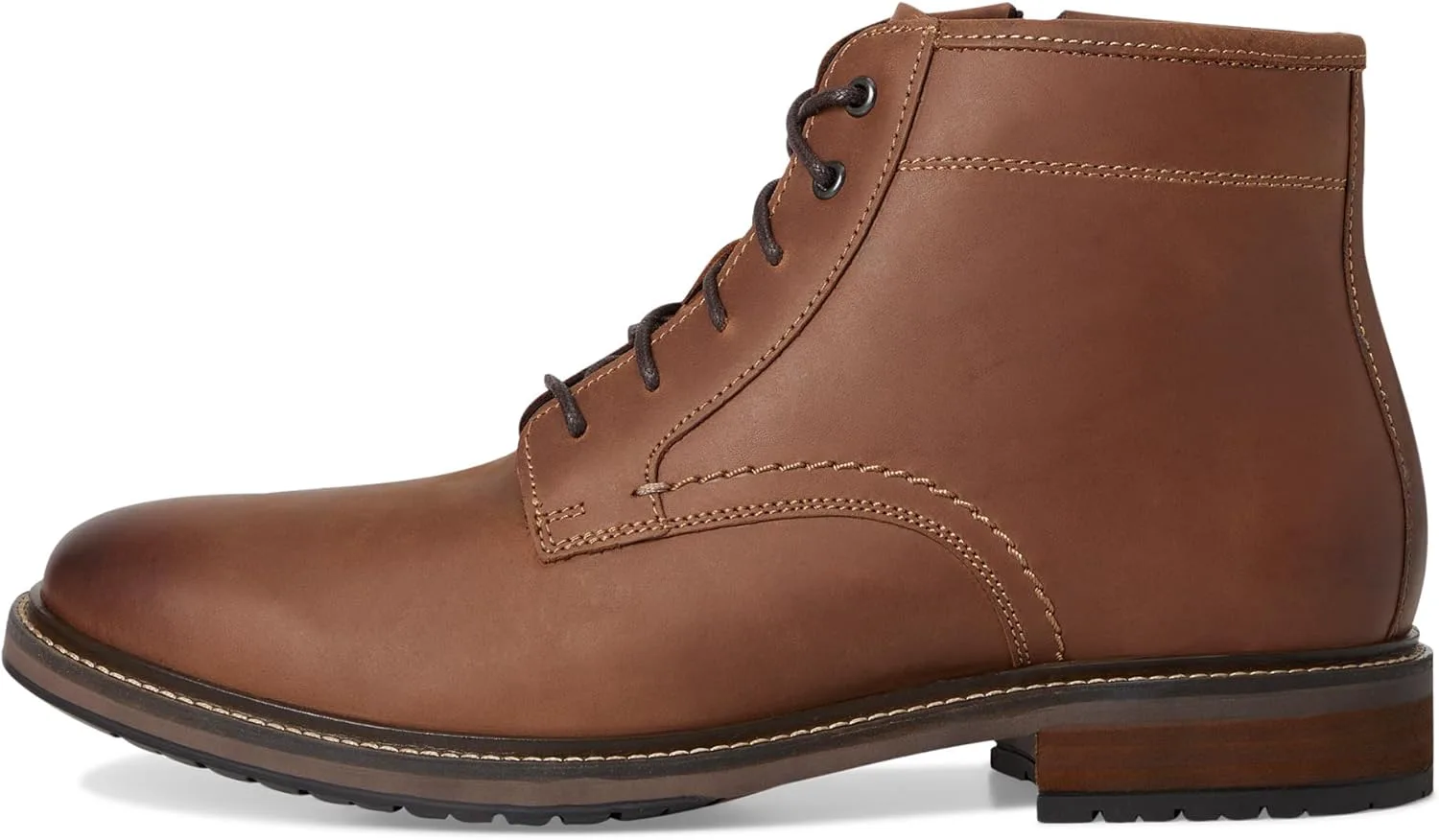 Мужские ботинки Florsheim Forge с закрытым носком и шнуровкой, черные, коричневый — фото 4
