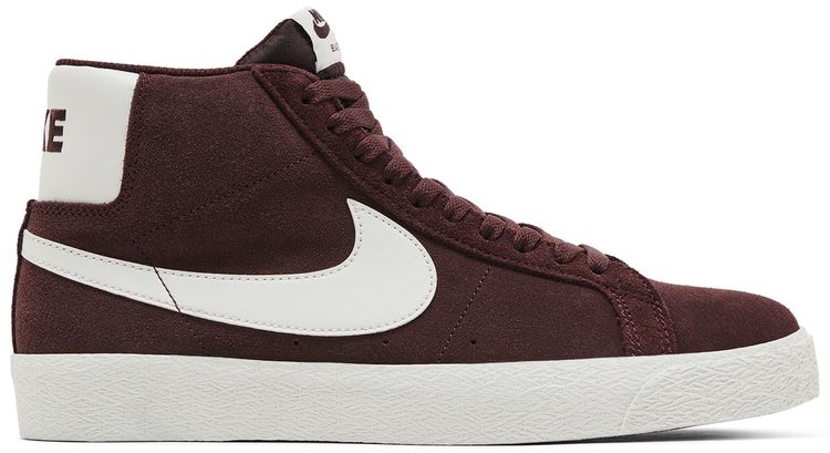 

Кроссовки Nike Zoom Blazer Mid SB 'Burgundy Crush', красный