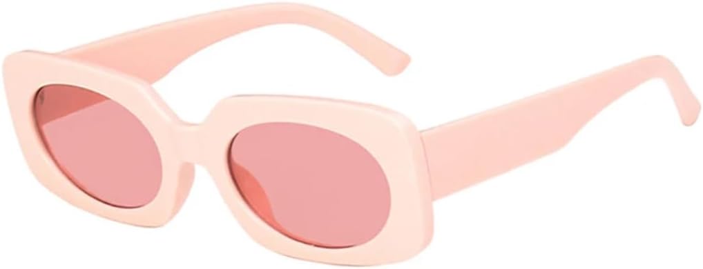 

Солнцезащитные очки с защитой UV400 | Линзы конфетного цвета, маленькая оправа | Для женщин и мужчин, для занятий спортом на открытом воздухе и вождения DSVIGF, Pink Pink