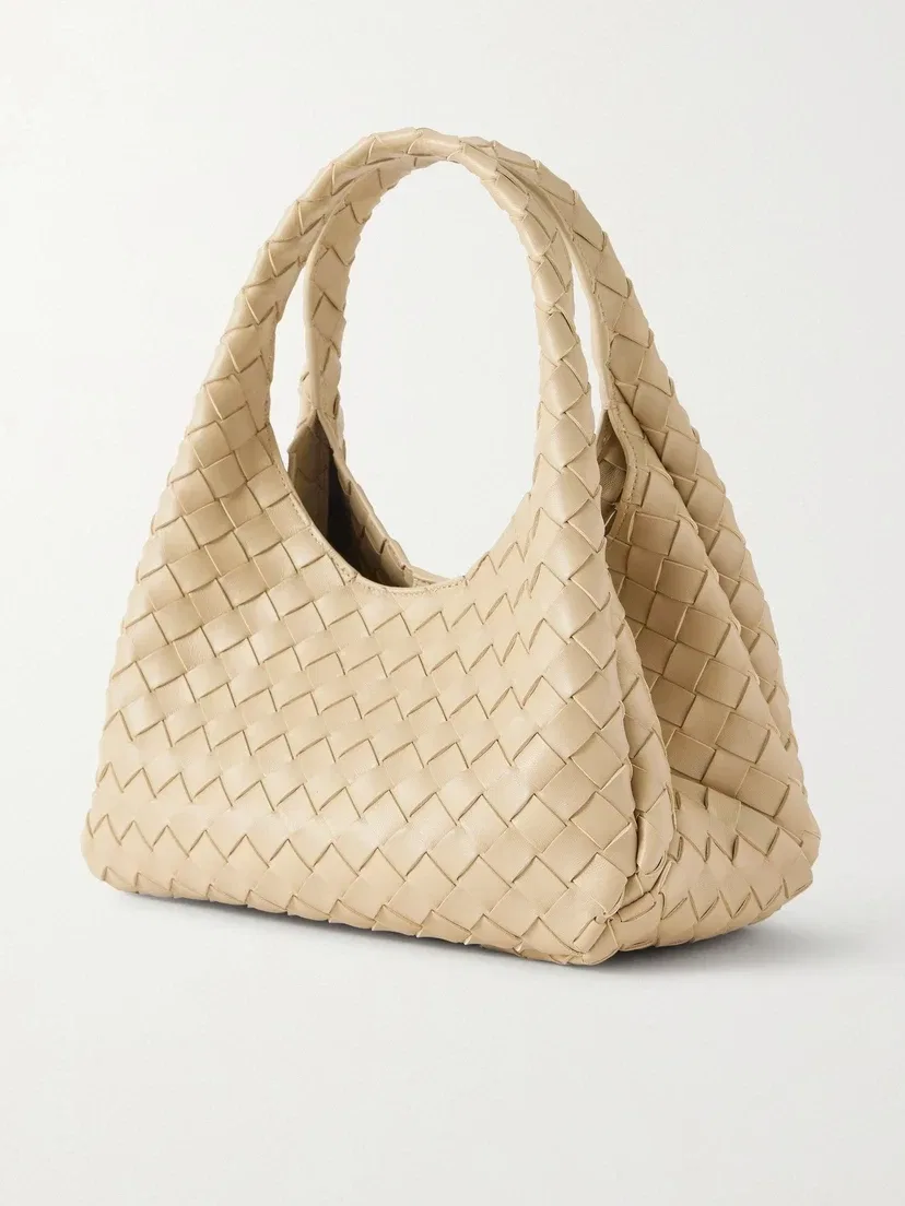 Кожаная сумка-тоут Campana intrecciato BOTTEGA VENETA, бежевый — фото 4
