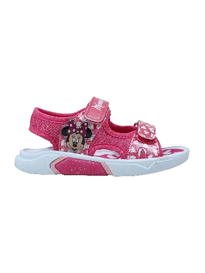 Сандалии с блестками Disney Minnie Mouse розовые