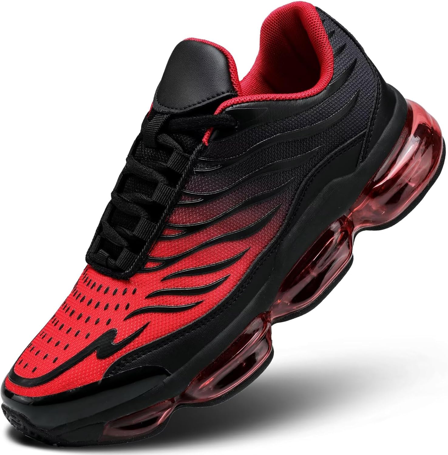 

Мужские кроссовки Air для бега, противоскользящие, для тренировок, повседневные спортивные, для ходьбы, баскетбольные, модные теннисные фитнес-кроссовки Socviis, красный