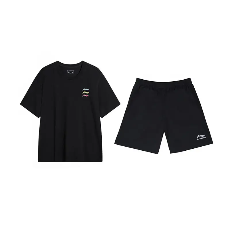 

LINING Повседневная спортивная одежда Unisex Black+Black