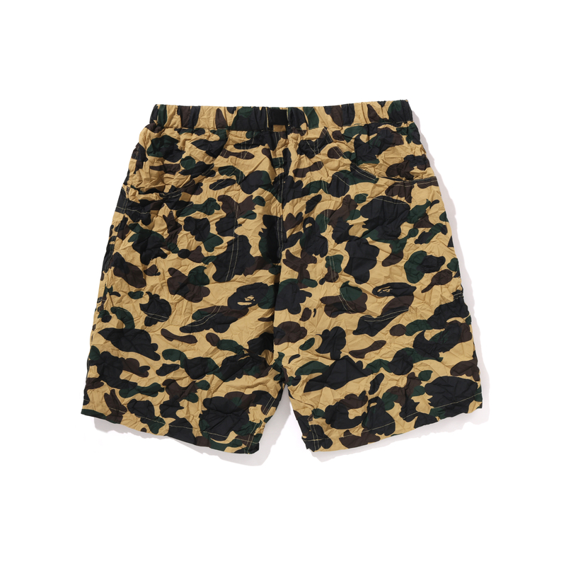 Bape Crinkle Effect 1st Camo Regular Fit шорты для скалолазания A BATHING APE, коричневый/хаки — фото 4