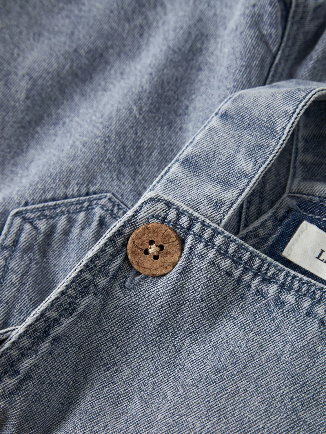 Латхозе джинсовая, Name it, medium blue denim — фото 4