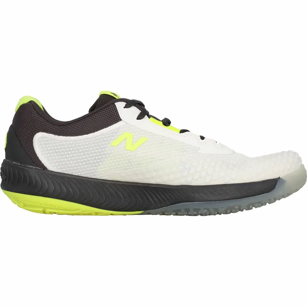 Мужские теннисные кроссовки для грунта «FuelCell 996 v6» от New Balance, White-Yellow(-) — фото 4