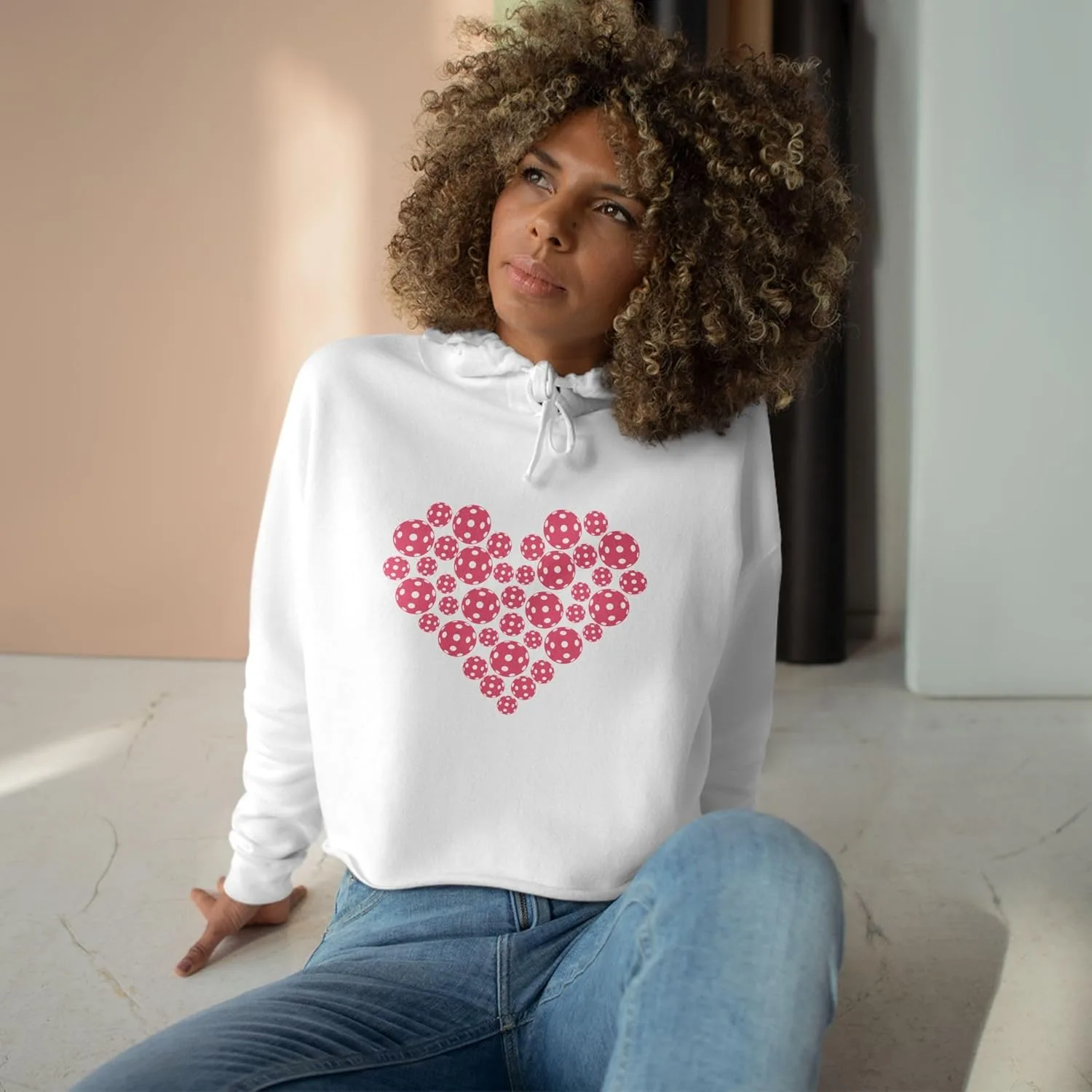 Толстовка Pickleball Valentines с сердечком — фото 2