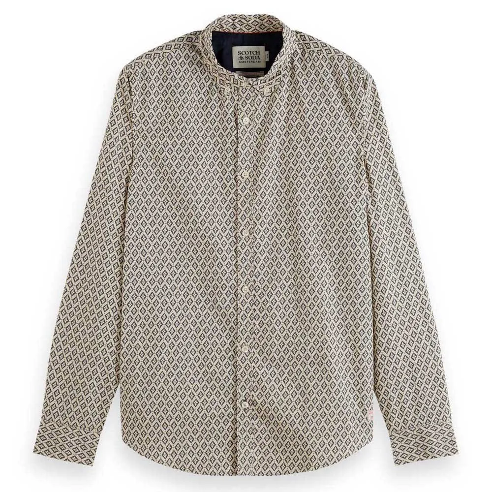 

Рубашка Scotch & Soda Slim Fit Ditsy Aop, бежевый