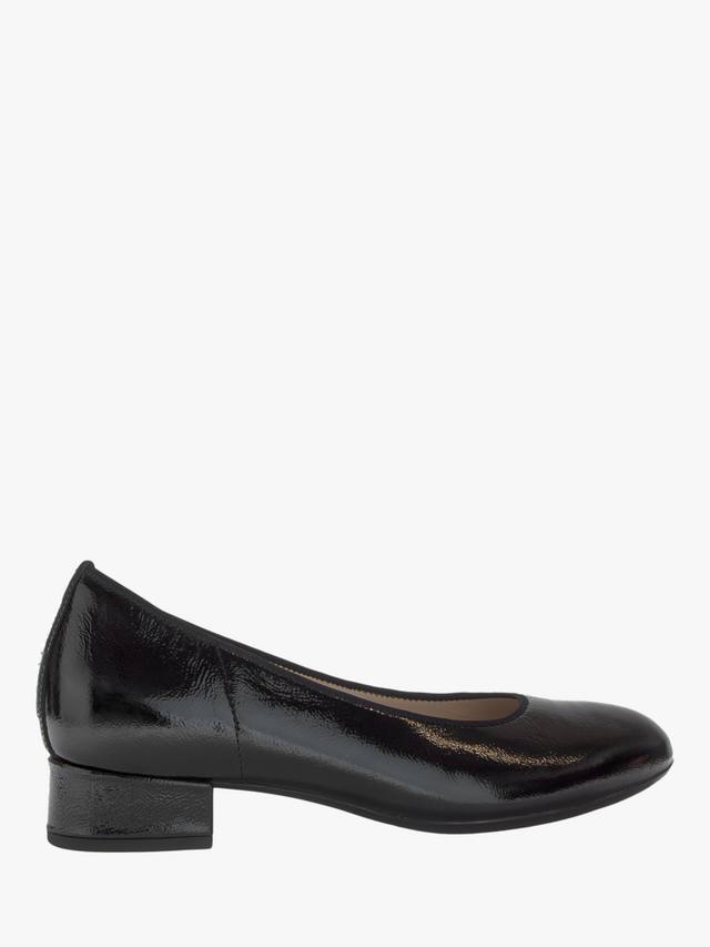 Ботинки Betty из лаковой кожи Gabor, Black