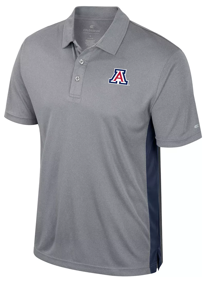 

Мужская футболка-поло Colosseum Arizona Wildcats Heather Grey