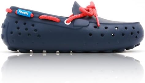Детская обувь People Footwear Senna - водонепроницаемые мокасины на резиновой подошве, легкие и прочные лодочные туфли для мальчиков и девочек, нескользящие водные туфли для активного отдыха на улице, красный/синий — фото 3