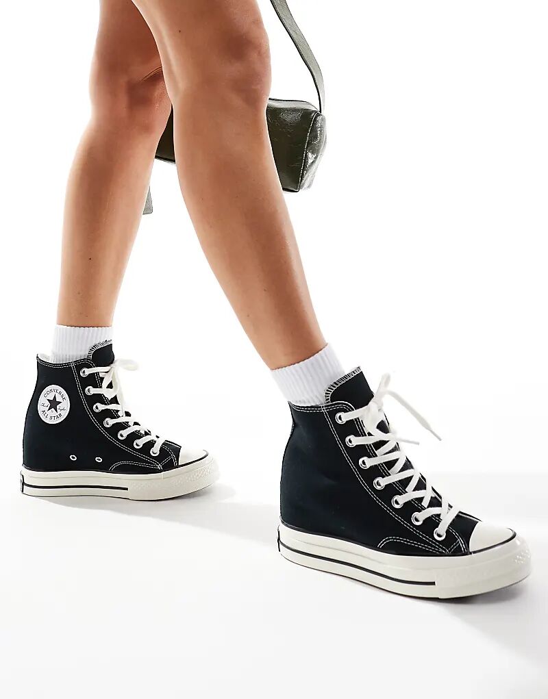 Кроссовки Chuck 70 Wedge черного цвета Converse — фото 3