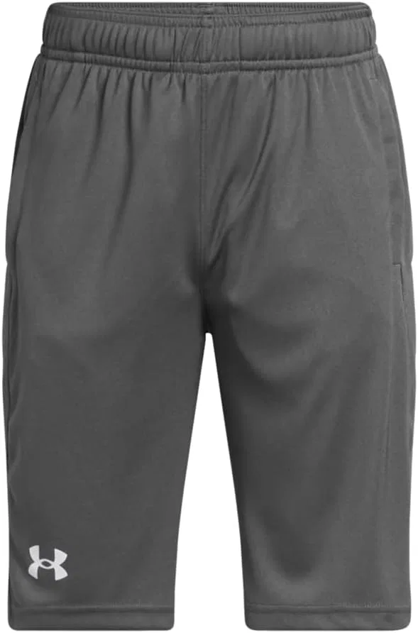 Детские шорты Under Armour Velocity, (025) Castlerock/Castlerock/White