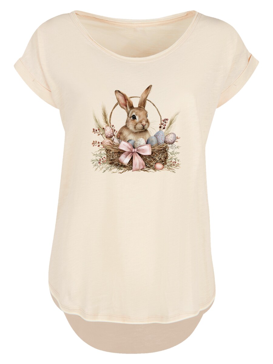 

Рубашка F4NT4STIC Osterhasen Korb Dekor, цвет Sand/Dark beige