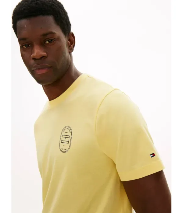 Футболка regular fit Tommy Hilfiger, желтый — фото 4