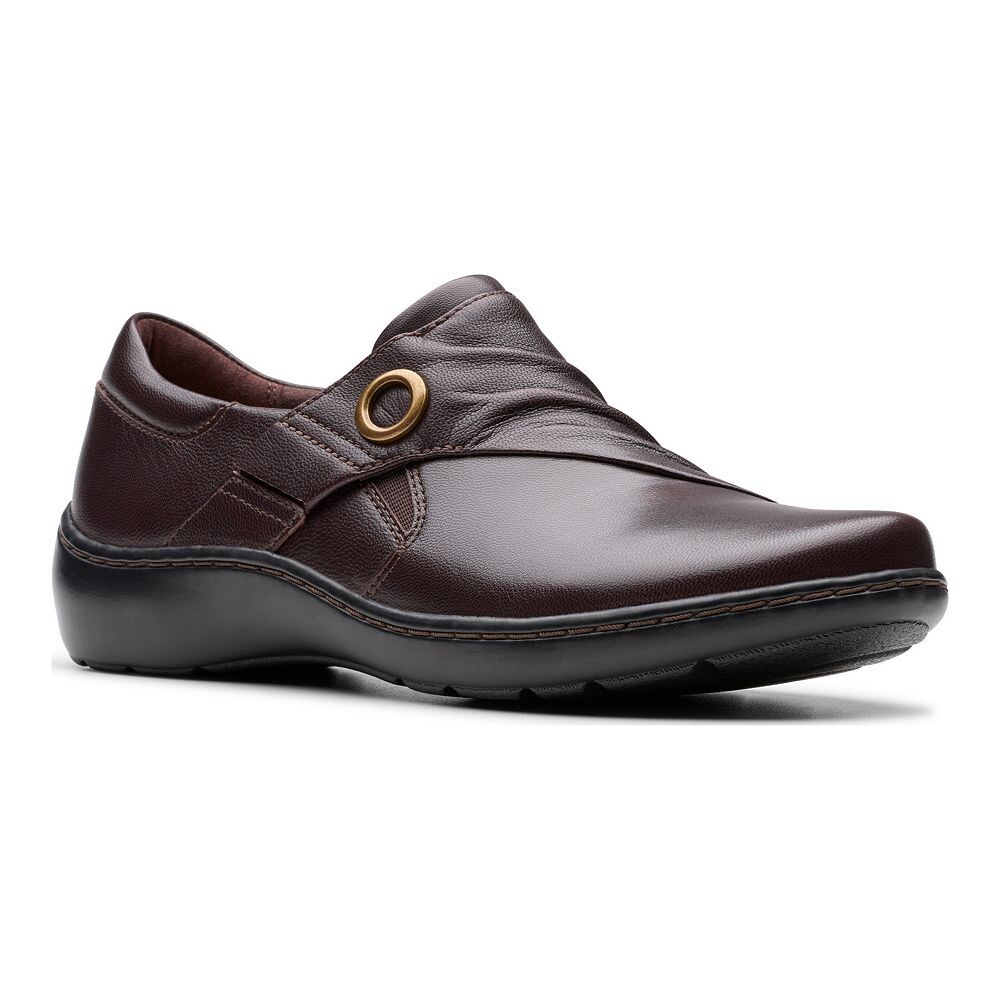 

Женские кожаные туфли Clarks Cora Aubrie, цвет Dark Brown