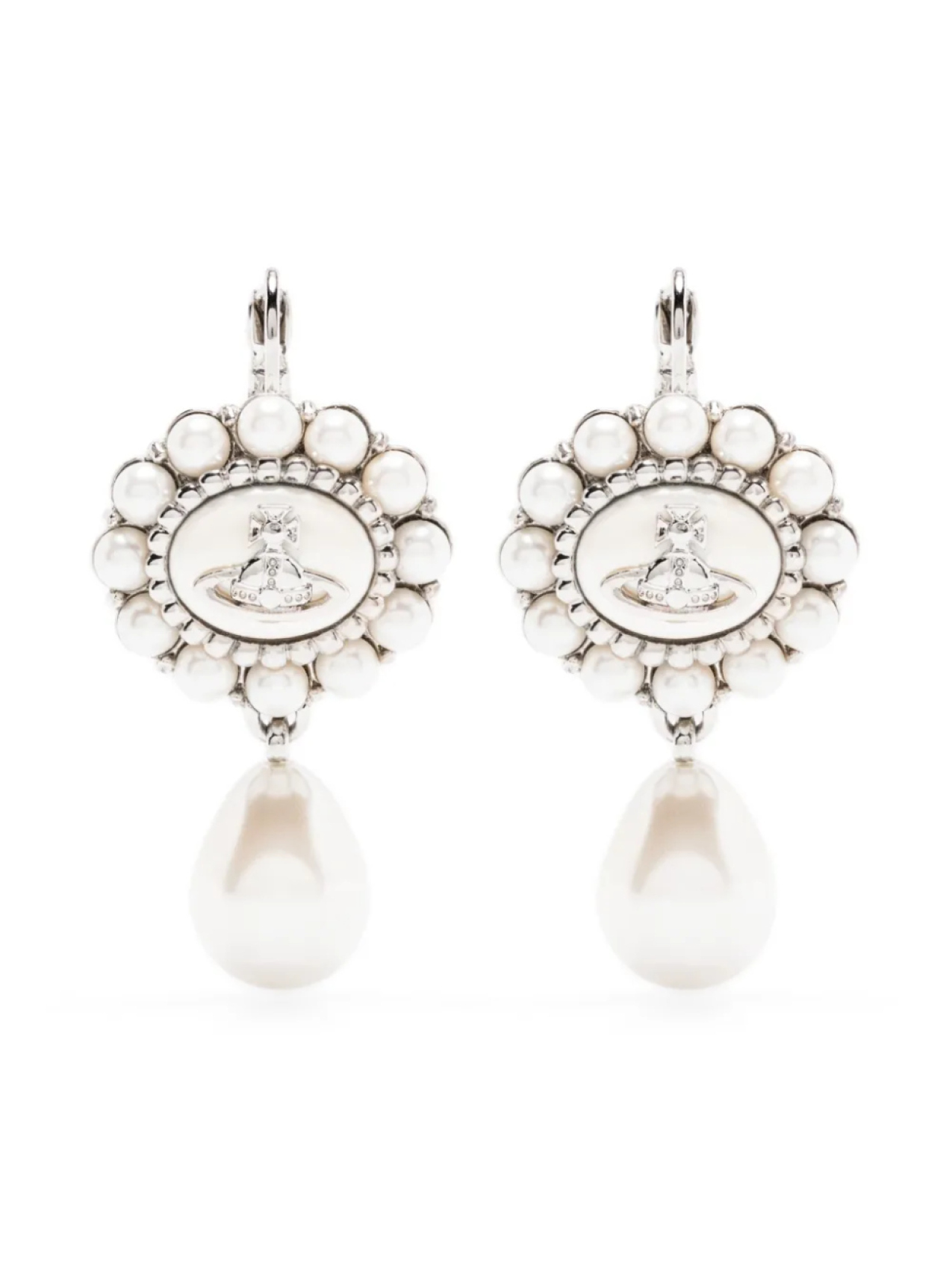 

Серьги Vivienne Westwood с жемчугом, серебряный