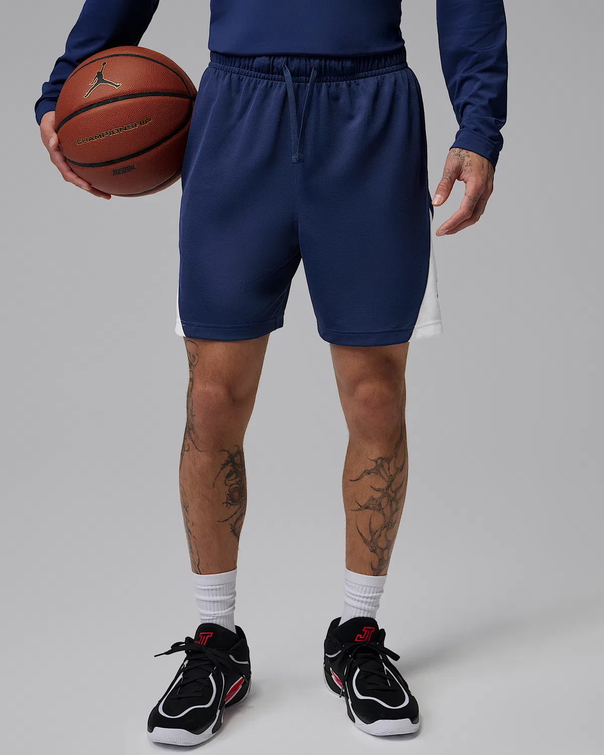 Мужские шорты Dri-FIT Jordan Sport, Midnight Navy/White/Midnight Navy