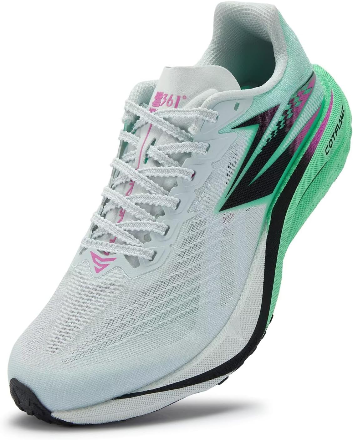 

Беговые кроссовки для мужчин 361 BIOSPEED 5 Pro с широкой колодкой, легкие, дышащие, с амортизацией, беговые кроссовки BIOSPEED 4 Pro с карбоновой плитой для профессиональных соревнований, для марафонских тренировок 361°, зеленый