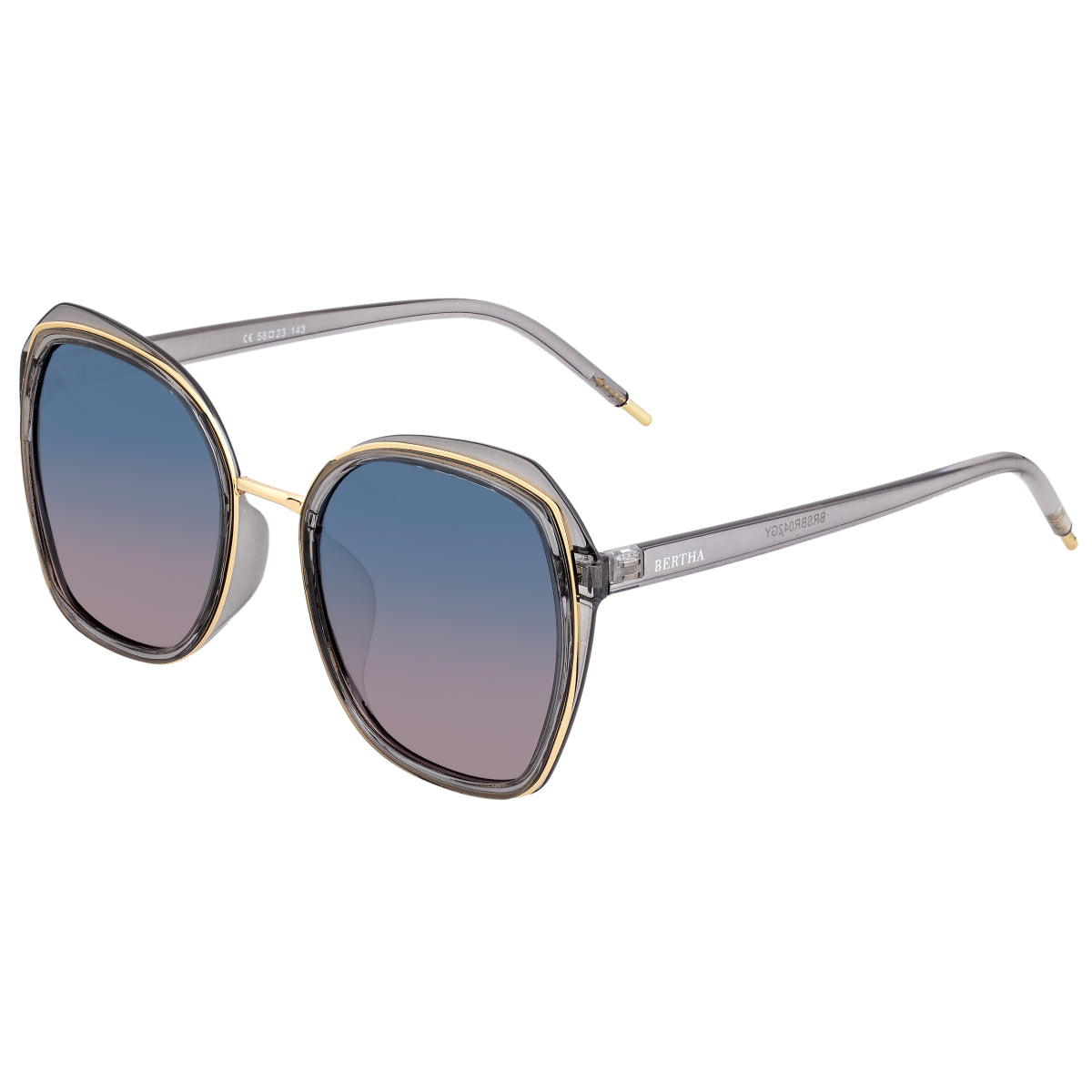 

Солнцезащитные очки Jade Polarized Bertha, серый/синий