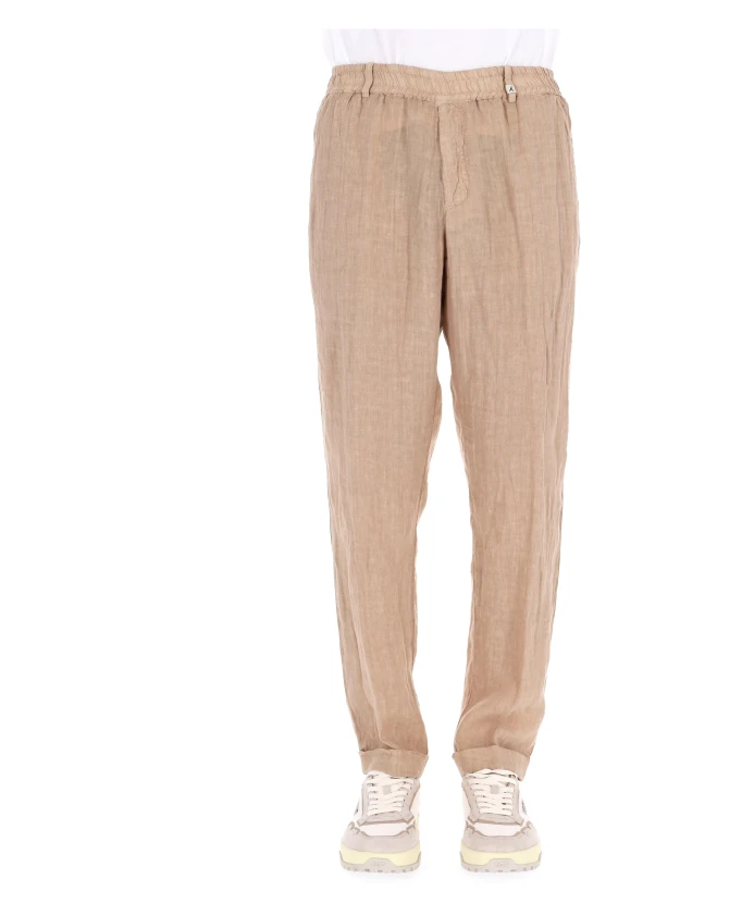 

Бежевые льняные брюки, легкие, удобные, стильные. Myths, бежевый