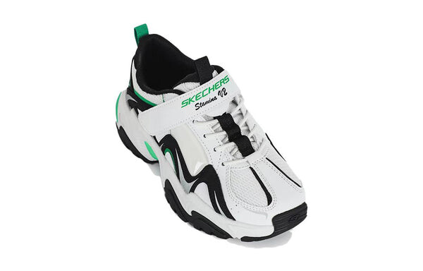 Кроссовки dlites 2.0 'white green' Skechers, белый — фото 2