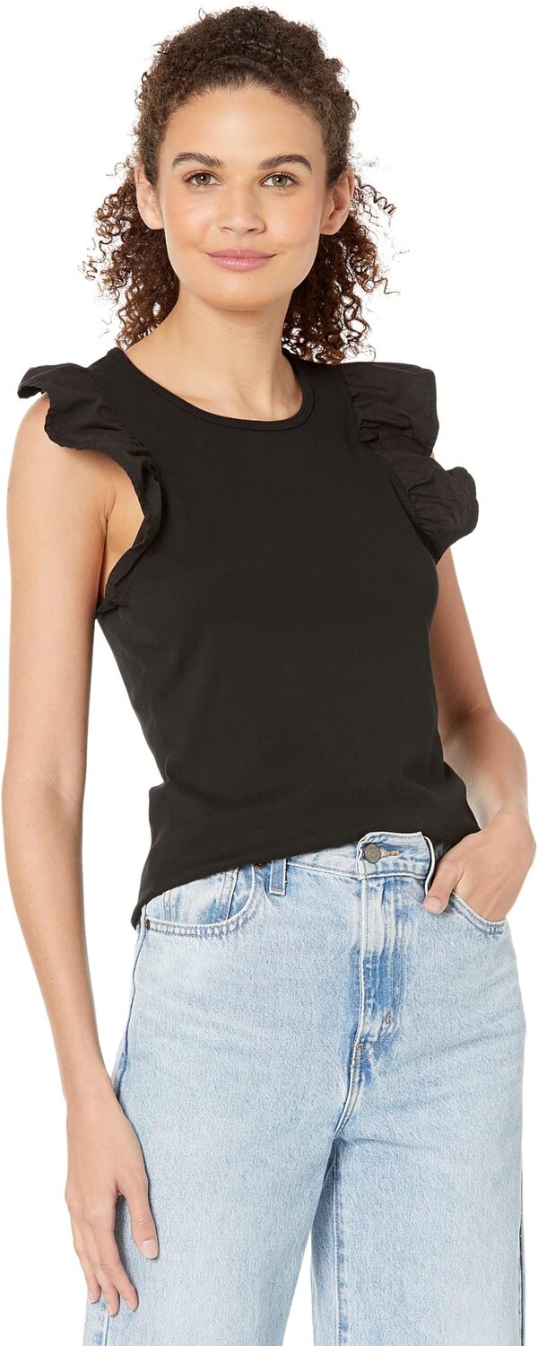 

Топ Joe's Jeans Melinda Flutter Sleeve Tank, цвет Obsidian