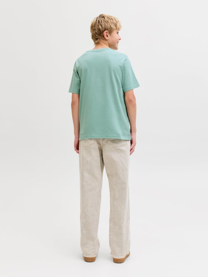 JACK & JONES Junior Футболка JJESTAR минерально-синего цвета — фото 3