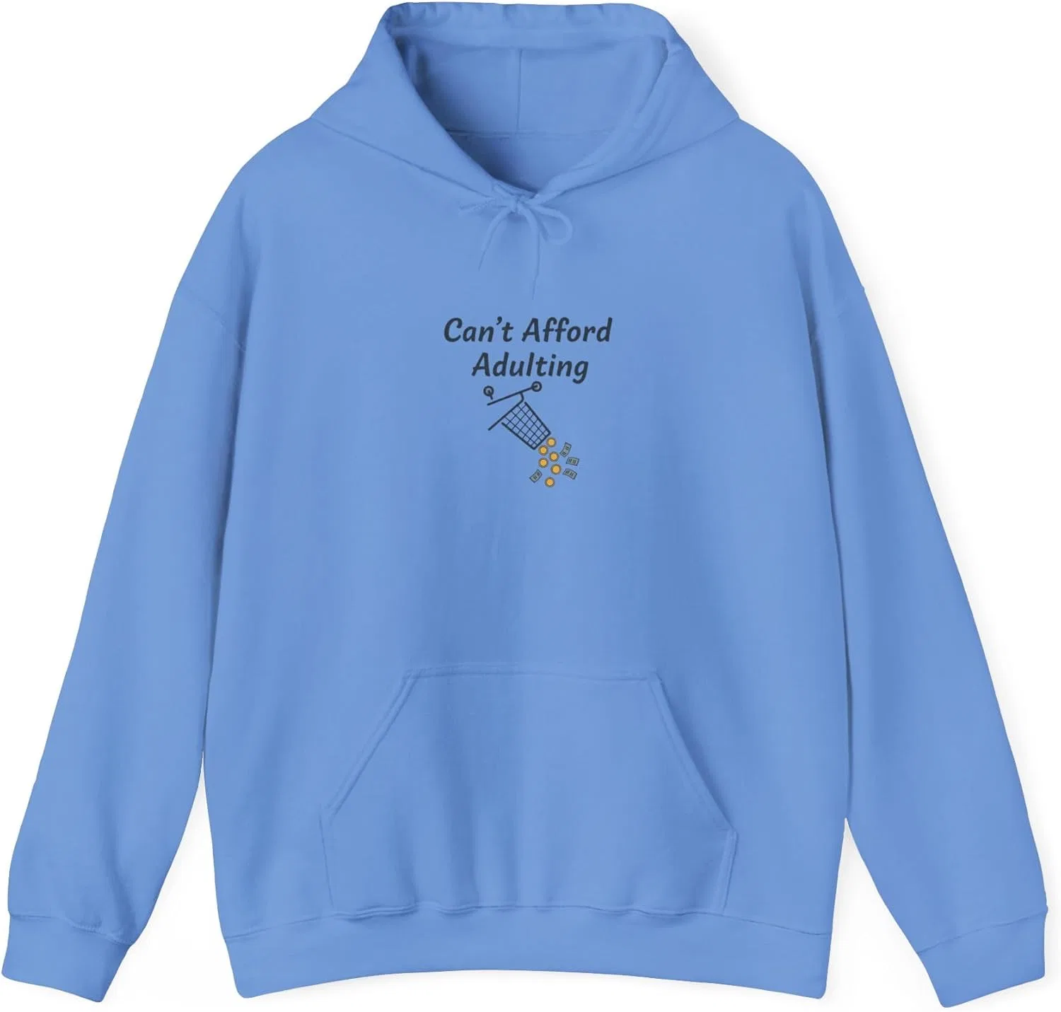 GENERIC Толстовка с капюшоном унисекс из плотной смесовой ткани Heavy Blend, Carolina Blue