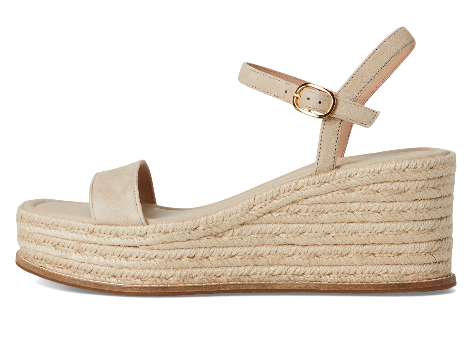 Сандалии Cole Haan Cloudfeel Keeton Espadrille Flatforms, цвет Light Sesame Suede — фото 4