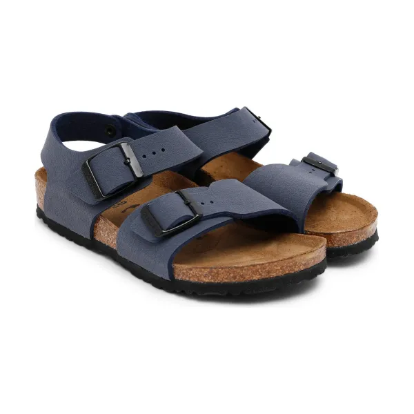 New York Kids темно-синие сандалии bfbc с добавлением кожи Birkenstock, синий — фото 2