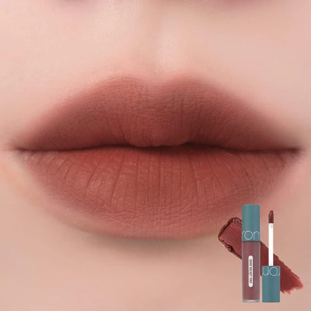 Жидкая матовая помада ROMAND Zero Velvet Tint, оттенок Vintage Taupe, 5.5 г Rom&Nd — фото 2