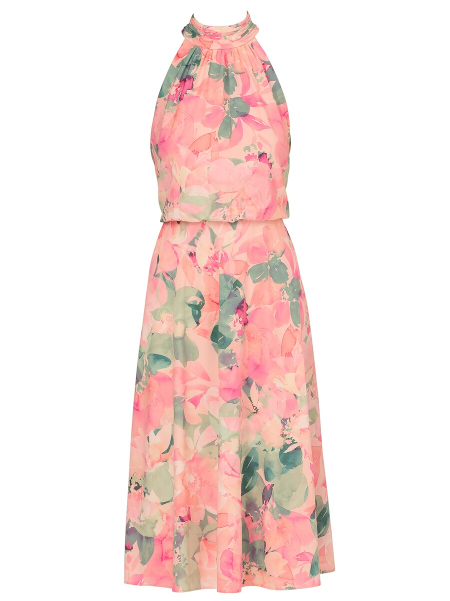 

Летнее платье Adrianna Papell Printed Midi Dress, розовый
