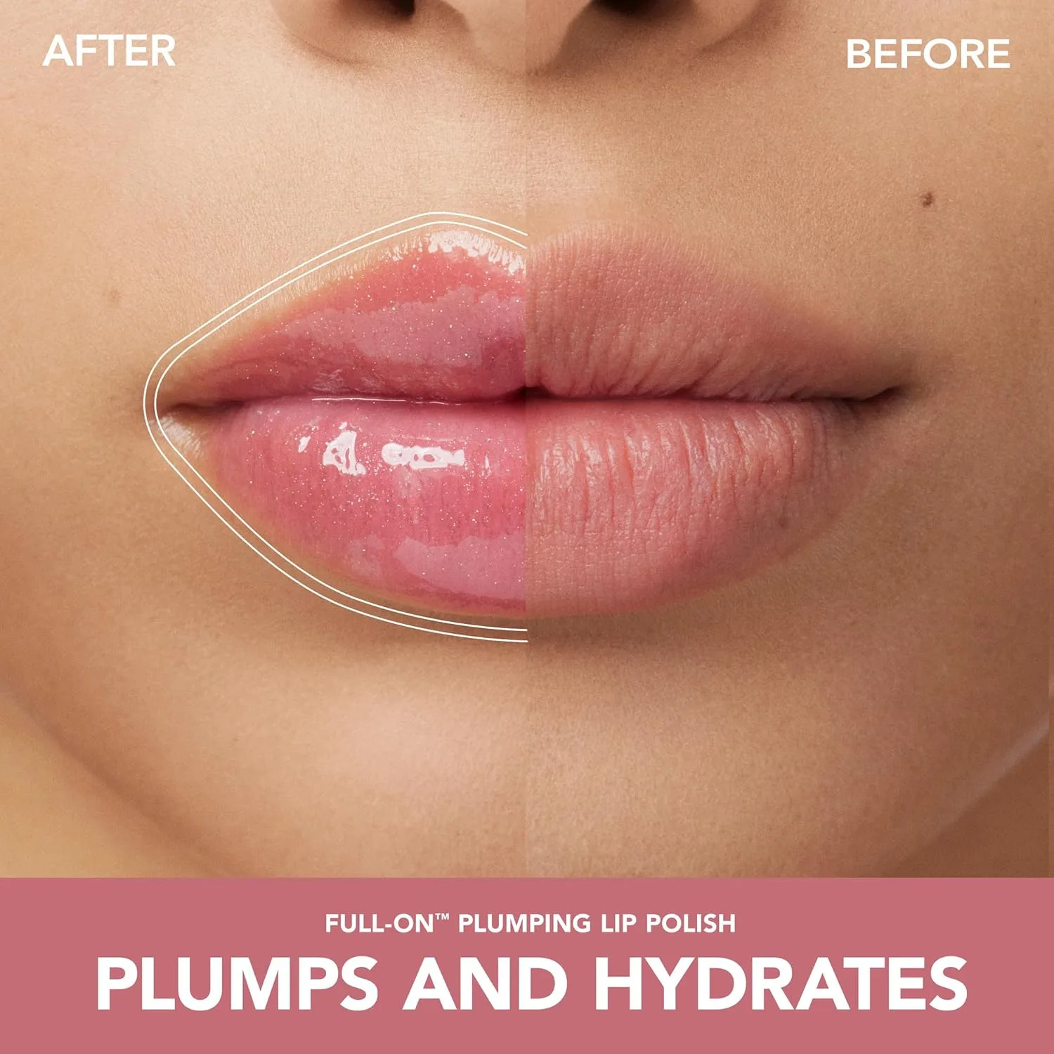 Buxom Full-On Plumping Lip Polish, блеск для губ, тонирующий блеск для губ, формула с пептидами и витамином Е для придания губам объема и увлажнения. 4,4 мл (1 шт.), AO Debbie (Coral Peach Shimmer) — фото 3